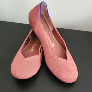 Rothy's Coral and Blue Women's Flats